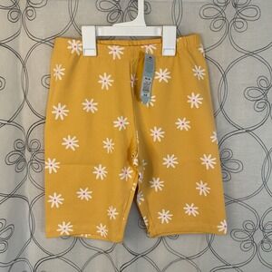 New Cat And‎ Jack Girls Yellow With Flowers Shorts Size XXL (18)